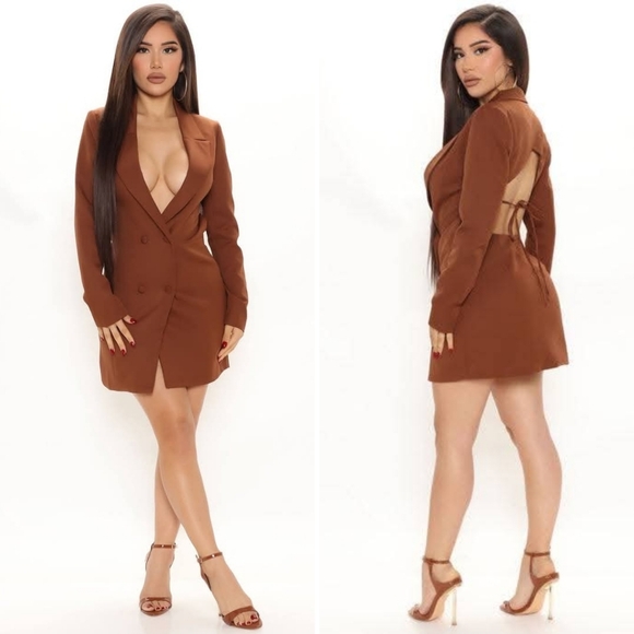 FASHION NOVA Blazer Mini Dress - NWT Excellent Condition. Size XS - Picture 1 of 13